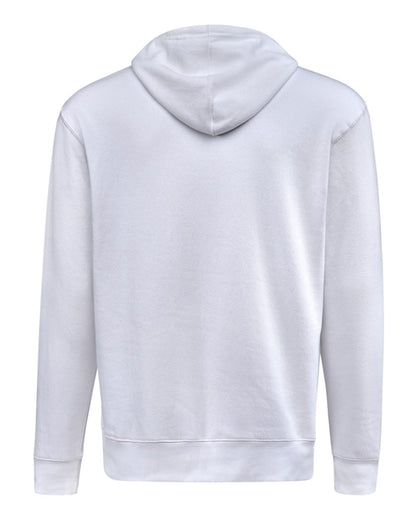 J. America Unisex BTB Fleece Hooded Sweatshirt 8720 #color_White