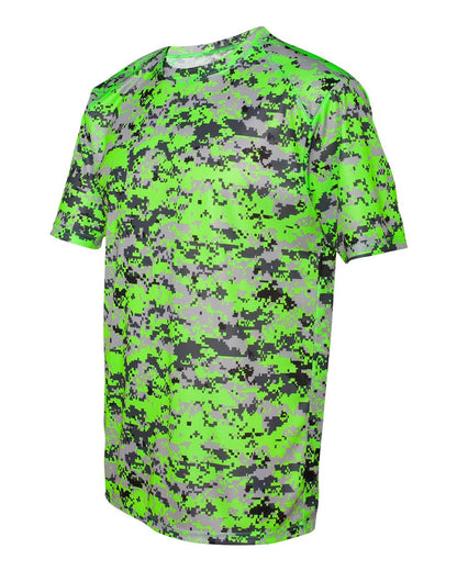 Badger Digital Camo T-Shirt 4180 #color_Lime Digital