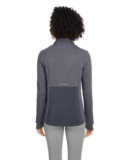 Spyder Women's Pursuit Jacket s17299 #colormdl_Black Heather/ Polar