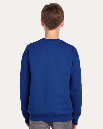 JERZEES Youth NuBlend® Crewneck Sweatshirt 562BR #colormdl_Royal