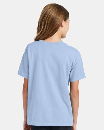 Hanes Ecosmart™ Youth T-Shirt 5370 #colormdl_Light Blue