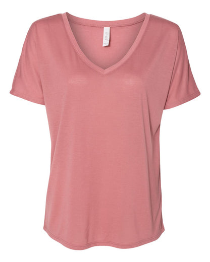 BELLA + CANVAS Women’s Slouchy V-Neck Tee 8815 #color_Mauve