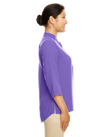 Devon & Jones Women's Perfect Fit™  Three-Quarter Sleeve Crepe Tunic DP611W #colormdl_Grape