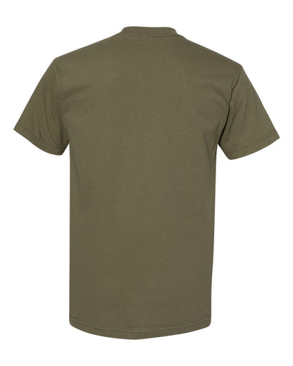 American Apparel Heavyweight Cotton Tee 1301 #color_Military Green