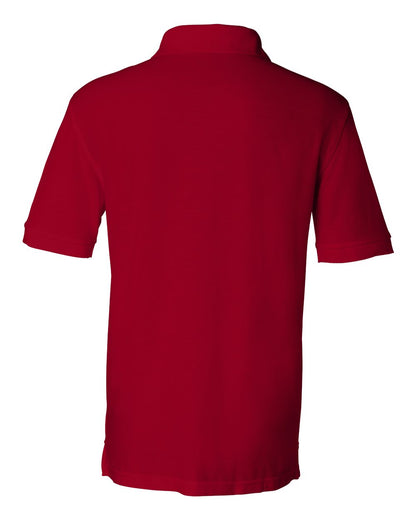 Sierra Pacific Men's Silky Smooth Piqué Polo 0500 #color_Red
