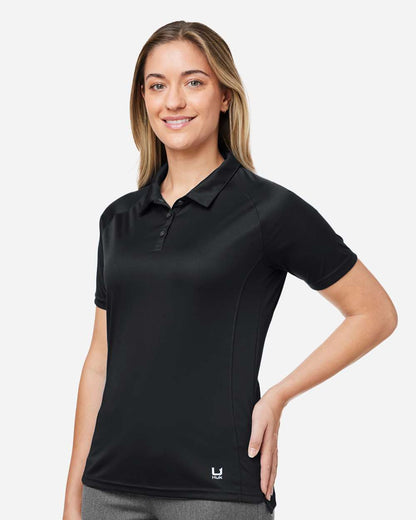 HUK Women’s LoPro Solid Performance Polo H612L03 #colormdl_Black
