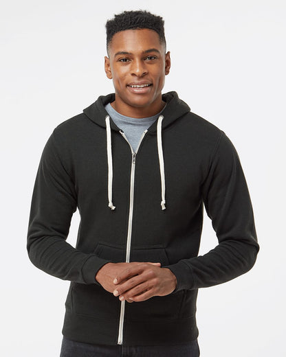 J. America Men's Triblend Full-Zip Hooded Sweatshirt 8872 J. America Men's Triblend Full-Zip Hooded Sweatshirt 8872