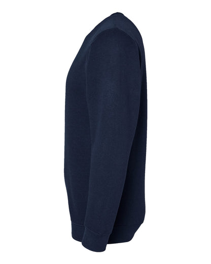 LAT Unisex Elevated Fleece Crewneck Sweatshirt 6925 #color_Navy