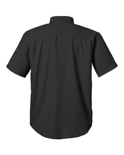 HUK Men's Tide Point Short Sleeve Shirt H150171 #color_Black