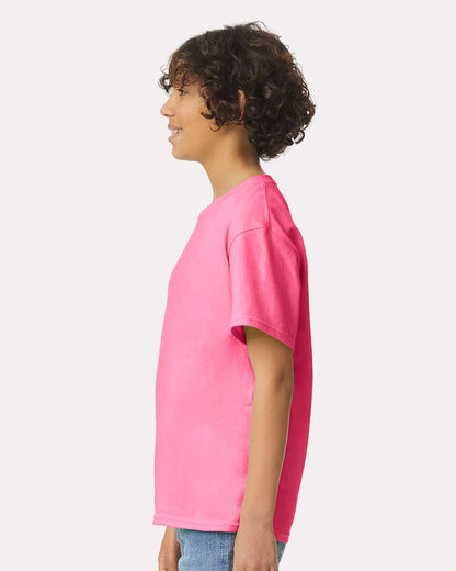 Gildan Youth Ultra Cotton® T-Shirt 2000B #colormdl_Safety Pink