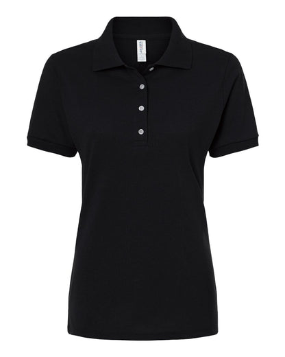 JERZEES Women's Dri-Power® Polo 437F #color_Black