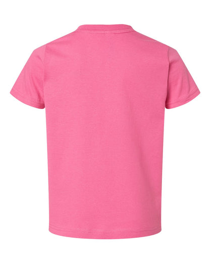 Rabbit Skins Toddler Fine Jersey Tee 3321 #color_Hot Pink