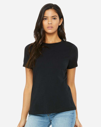 BELLA + CANVAS Women’s Relaxed Jersey Tee 6400 #colormdl_Vintage Black