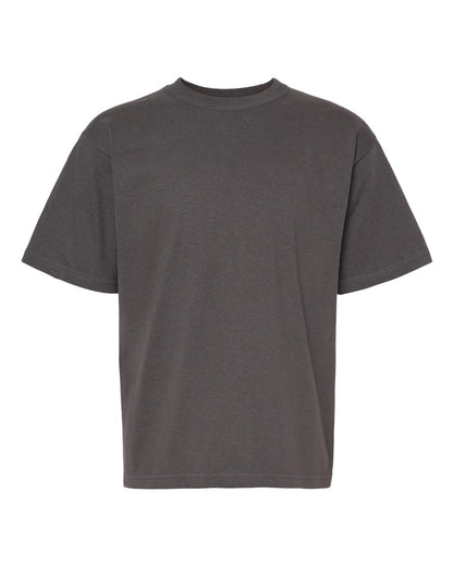 M&O Youth Gold Soft Touch T-Shirt 4850 #color_Charcoal