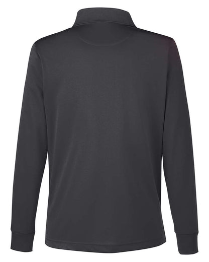 Harriton Women's Advantage Snag Protection Plus IL Long Sleeve Polo M348LW #color_Dark Charcoal
