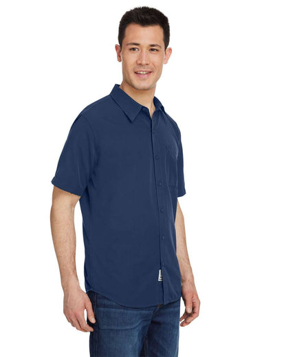 Marmot Men's Aerobora Short Sleeve Woven Shirt M14116 #colormdl_Arctic Navy