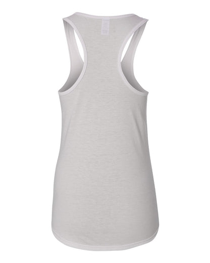 Anvil Women’s Triblend Racerback Tank Top 6751L #color_White
