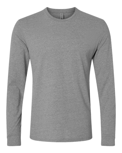 Next Level CVC Long Sleeve T-Shirt 6211 #color_Dark Heather Grey