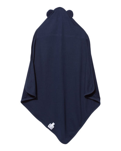 Rabbit Skins Terry Cloth Hooded Towel with Ears 1013 #color_Navy