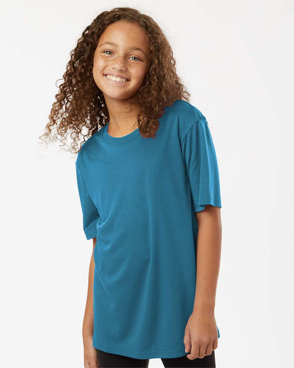 AllPro Youth Pro-Lock Performance T-Shirt 48000Y #colormdl_Pacific Blue