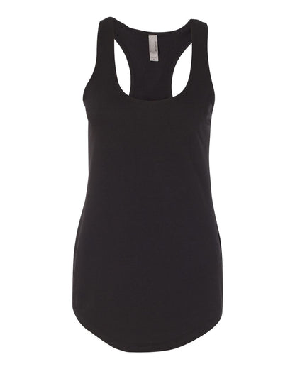Next Level Women’s Lightweight French Terry Racerback Tank 6933 #color_Black