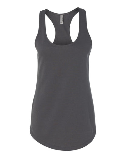 Next Level Women’s Lightweight French Terry Racerback Tank 6933 #color_Dark Grey
