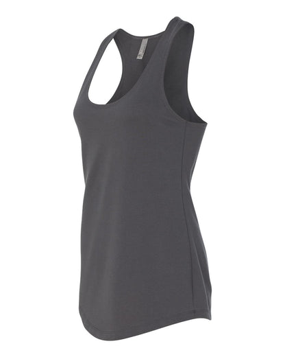 Next Level Women’s Lightweight French Terry Racerback Tank 6933 #color_Dark Grey