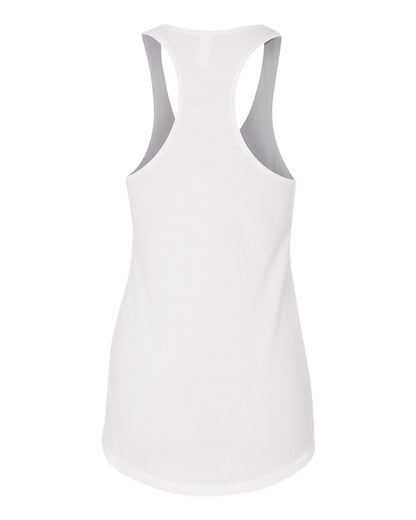 Next Level Women’s Lightweight French Terry Racerback Tank 6933 #color_White