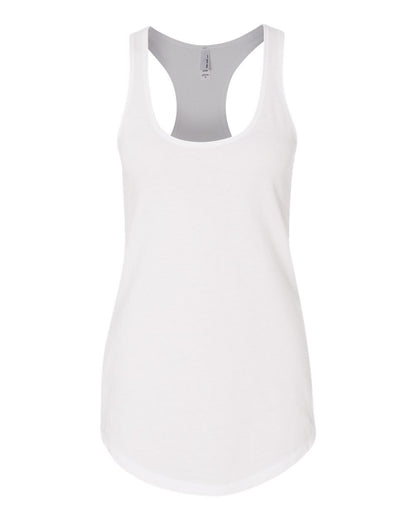 Next Level Women’s Lightweight French Terry Racerback Tank 6933 #color_White