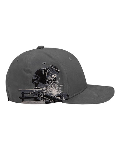 DRI DUCK Welder Cap 3344 #color_Charcoal