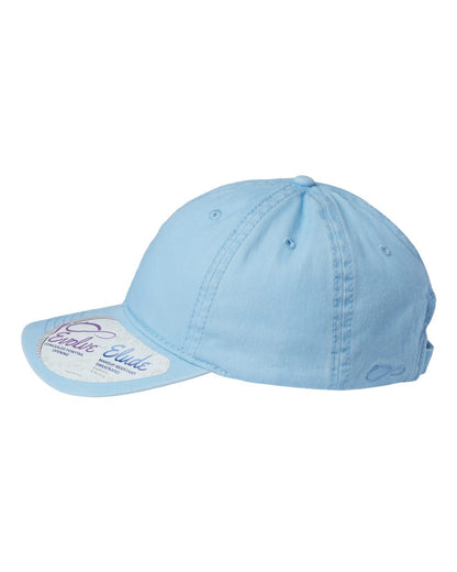 Infinity Her Women's Pigment-Dyed with Fashion Undervisor Cap CASSIE #color_Cashmere Blue/ Floral