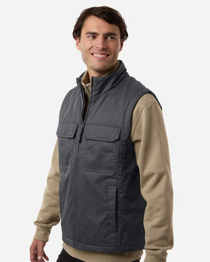 Harriton Unisex ClimaBloc® Station Vest M723 #colormdl_Dark Charcoal