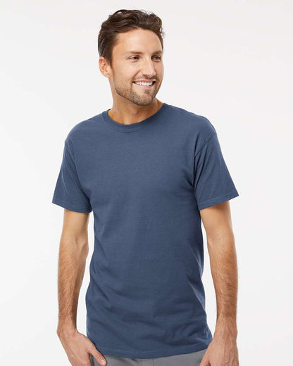 M&O Men's Gold Soft Touch T-Shirt 4800 #colormdl_Indigo Blue