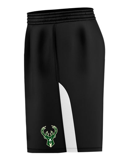 Alleson Athletic Youth NBA Logo'd Game Shorts A205LY #color_Milwaukee Bucks