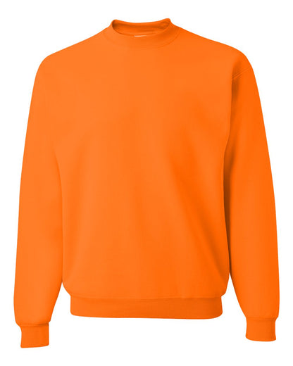 JERZEES Unisex NuBlend® Crewneck Sweatshirt 562MR #color_Safety Orange
