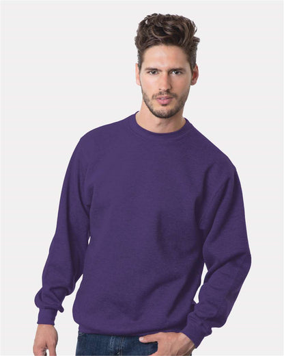 Bayside USA-Made Crewneck Sweatshirt 1102 #colormdl_Purple