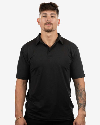 Burnside Men's Dawn to Dusk Polo 0900 #colormdl_Heather Black