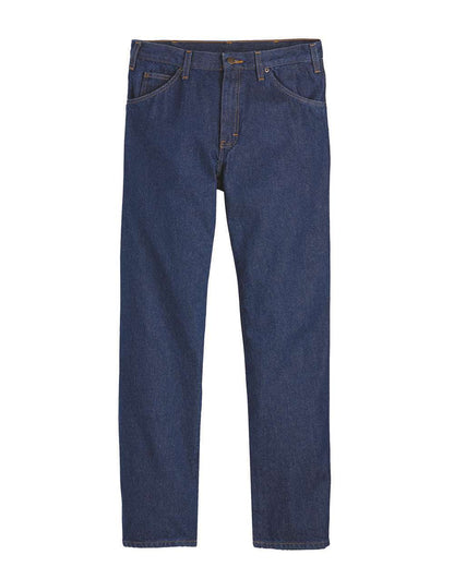 Dickies Industrial Jeans C993 #color_Rinsed Indigo Blue - 34I