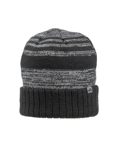 J. America Echo Knit Beanie 5000 #color_Black