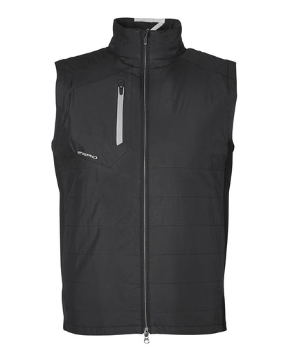 Zero Restriction Men's Lightweight Hybrid Vest W1008 #color_Black