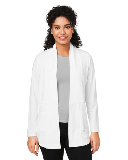 Devon & Jones Women's Raleigh Stretch Cardigan DP125W #colormdl_White