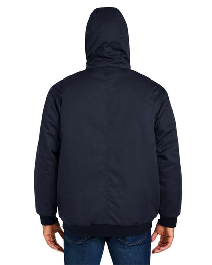 Harriton Unisex Tall ClimaBloc® Heavyweight Hooded Full-Zip Jacket M722T #colormdl_Dark Navy