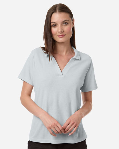 CORE365 Women's Resolve CVC Performance Pique Polo CE106W #colormdl_Platinum