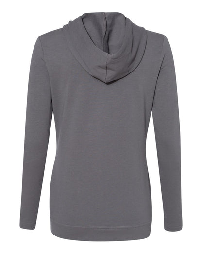 Adidas Women's Lightweight Hooded Sweatshirt A451 #color_Grey Five