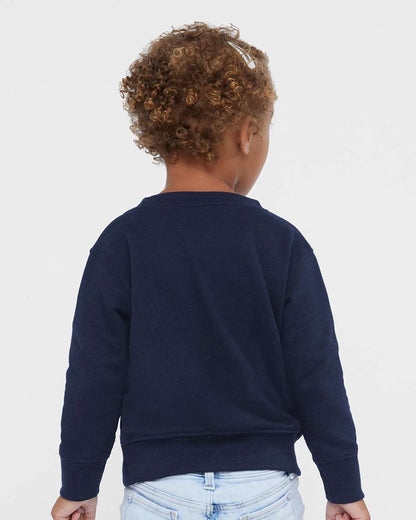 Rabbit Skins Toddler Fleece Crewneck Sweatshirt 3317 #colormdl_Navy