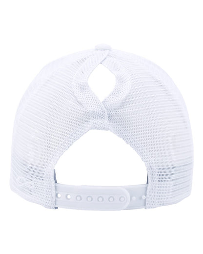 Infinity Her Women's Modern Trucker Cap CHARLIE #color_White/ White