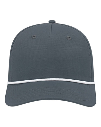 CAP AMERICA Athletic Rope Cap i7256 #color_Charcoal/ White