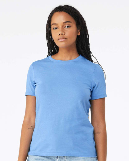 BELLA + CANVAS Women’s Relaxed Jersey Tee 6400 #colormdl_Carolina Blue