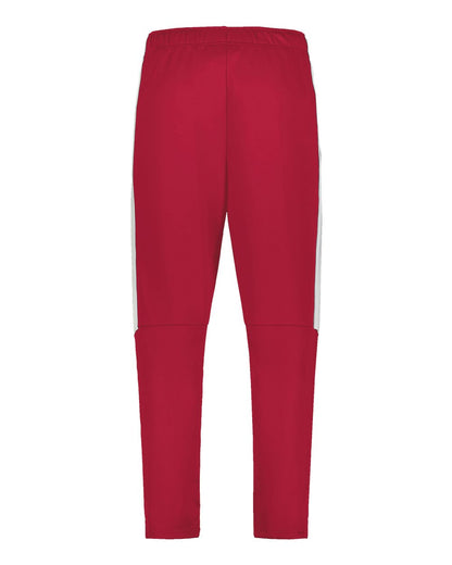 Holloway Unisex Crosstown Pants 223531 #color_Scarlet/ White