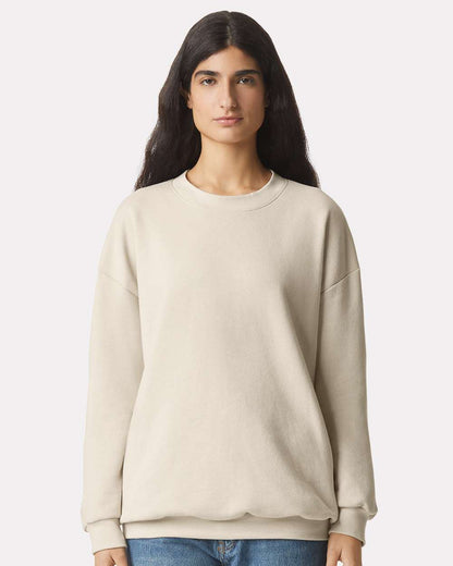 American Apparel Unisex ReFlex Fleece Crewneck Sweatshirt RF496 #colormdl_Bone